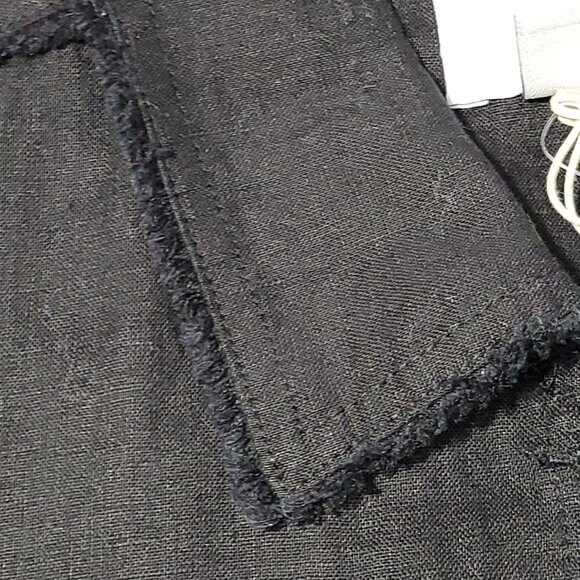 Tommy Bahama Two Palms Linen Raw Edge Jacket Womens XS Quiet Luxury Vacation NEW - Picture 16 of 16